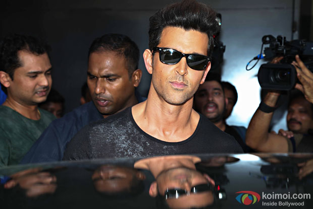 Hritik Roshan spotted at mehboob studio