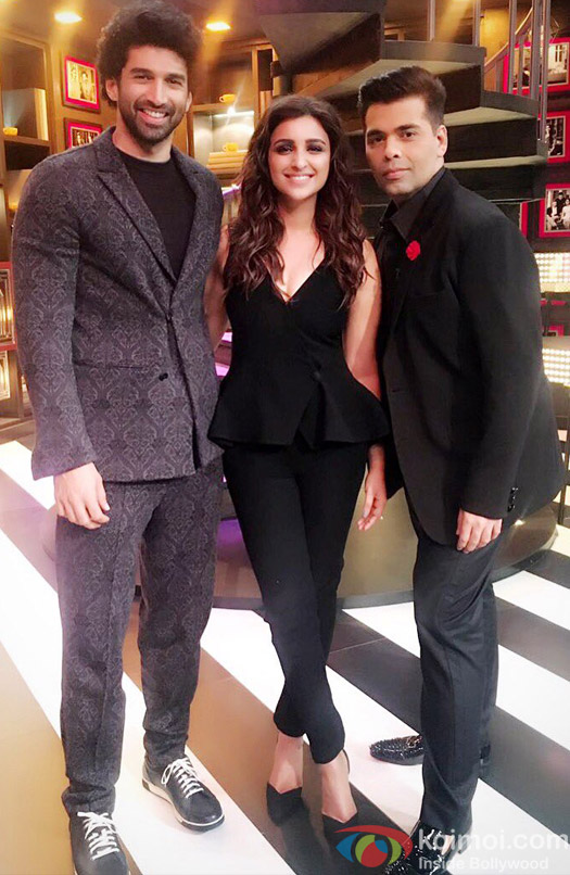 Aditya Roy Kapoor and Parineeti Chopra at Koffee With Karan