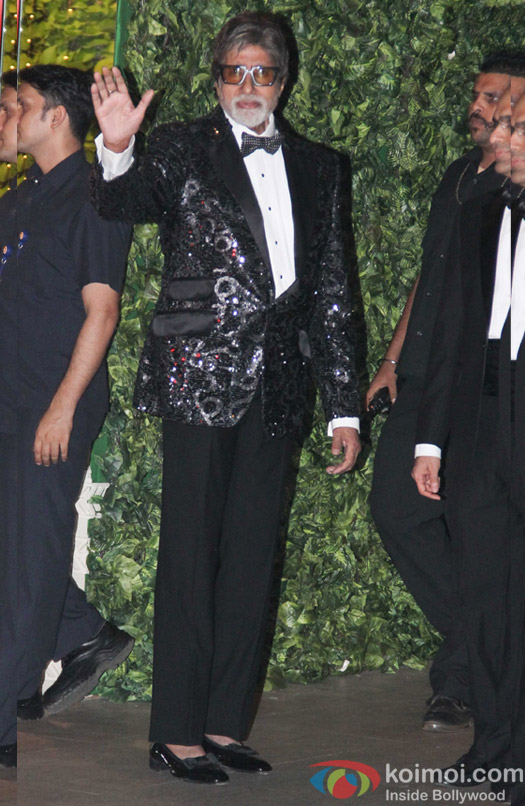 Amitabh Bachchan at Mukesh and Nita Ambani’s niece Isheta’s Pre wedding Party