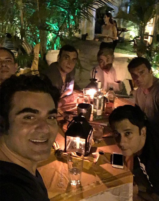 Arbaaz Khan and Sohail Khan Enjoys Diwali Celebrations With Family In Goa