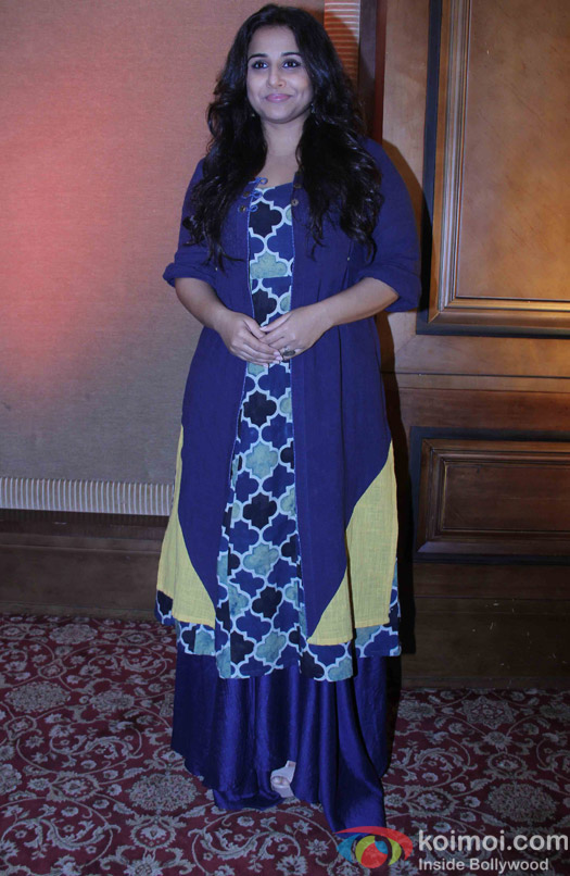 Vidya Balan during the Kahaani 2 promotion