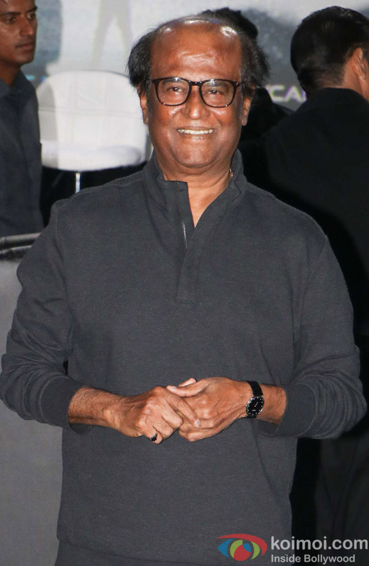 Rajnikanth during the first look launch of film 2.0
