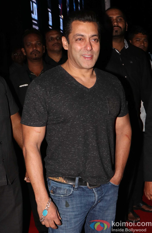 Salman Khan during the first look launch of film 2.0