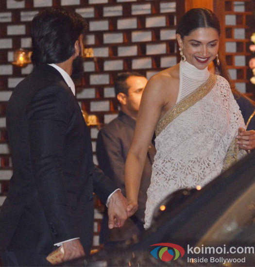 Ranveer Singh and Deepika Padukone at Mukesh and Nita Ambani's niece Isheta's Pre wedding Party