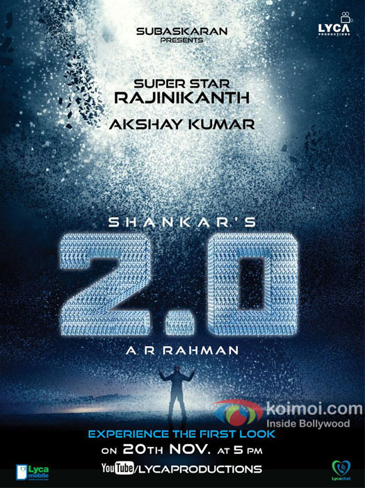 Revealed: Teaser Poster Of Rajinikanth-Akshay Kumar Starrer 2.0