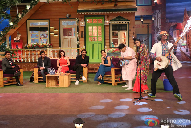 Farhan Akhtar, Arjun Rampal, Shraddha Kapoor and Prachi Desai at Kapil Sharma Show