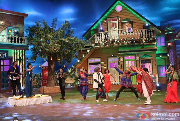 Farhan Akhtar, Arjun Rampal, Shraddha Kapoor and Prachi Desai at Kapil Sharma Show