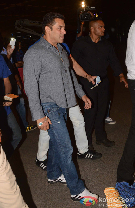 Salman Khan spotted at Airport