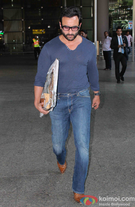 Saif Ali Khan spotted at Airport