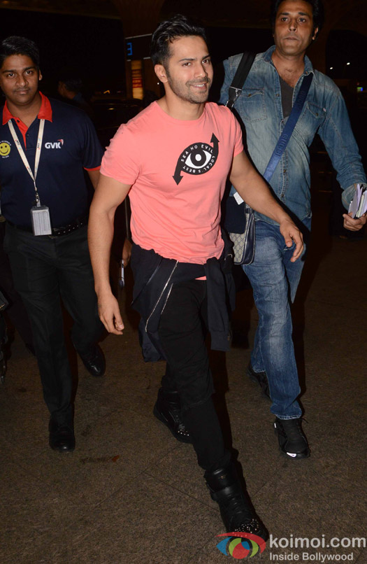 Varun Dhawan spotted at Airport