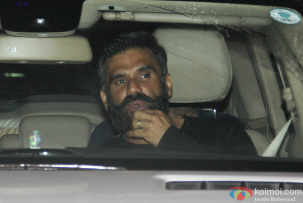 Suniel Shetty spotted at Salman Khan's House