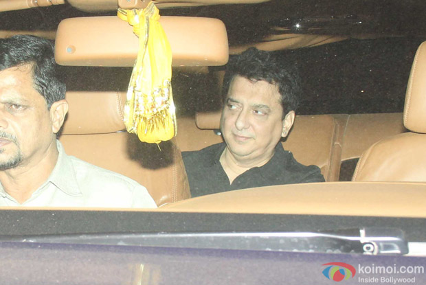 Sajid Nadiadwala spotted at Salman Khan's House