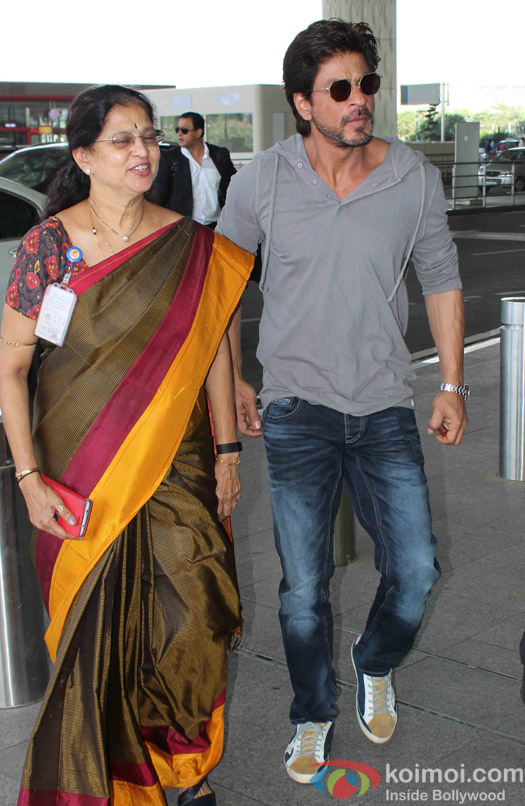 Shah Rukh Khan spotted at Airport