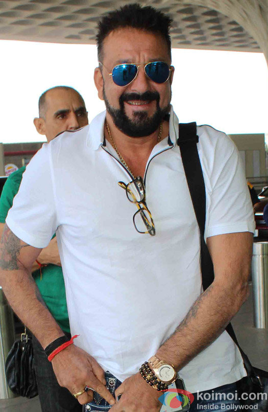 Sunjay Dutt spotted at Airport