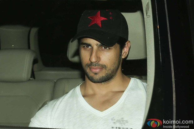 Sidharth Malhotra during the special screening of Dear Zindagi