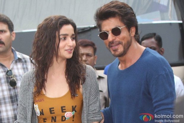 Alia Bhat and Shah Rukh Khan spotted at Mehboob Studio 