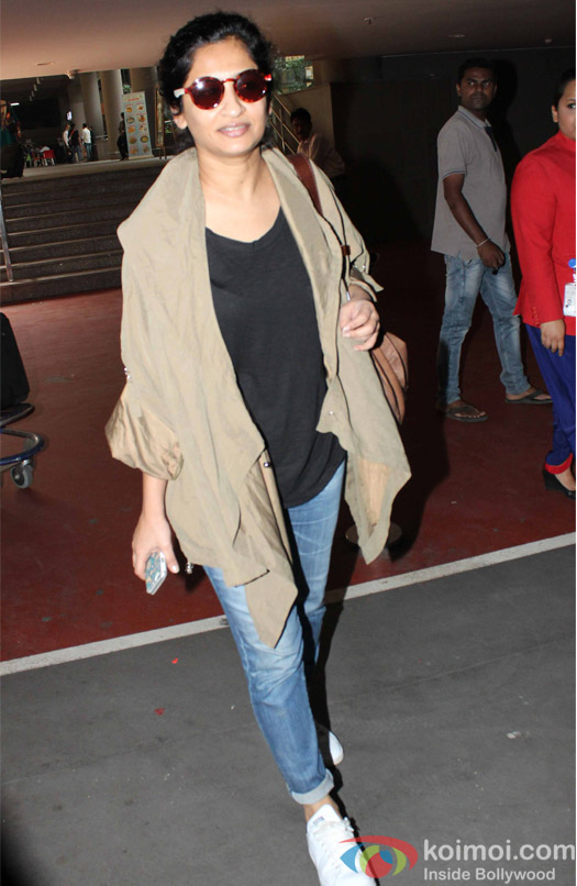 Gauri Shinde spotted at Airport