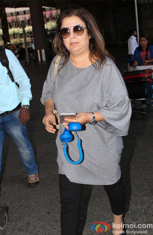 Farah Khan spotted at Airport