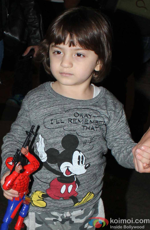 Abram khan spotted at Airport