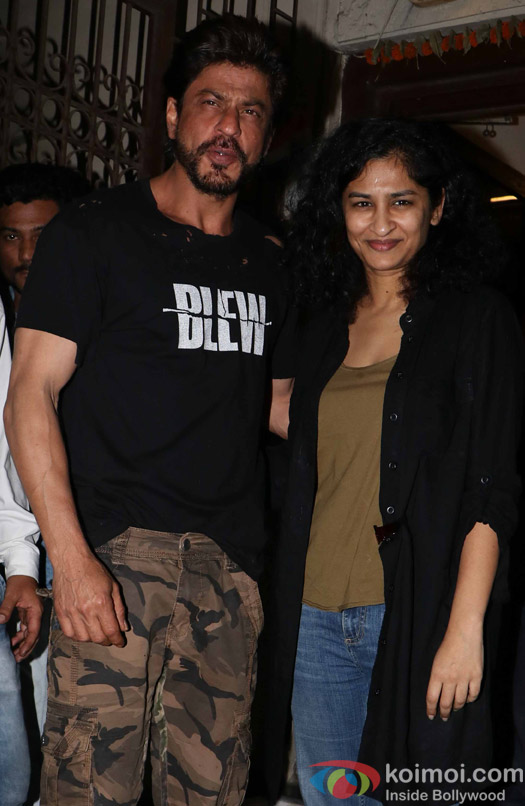 Shah Rukh Khan and Gauri Shinde spotted at Bandra