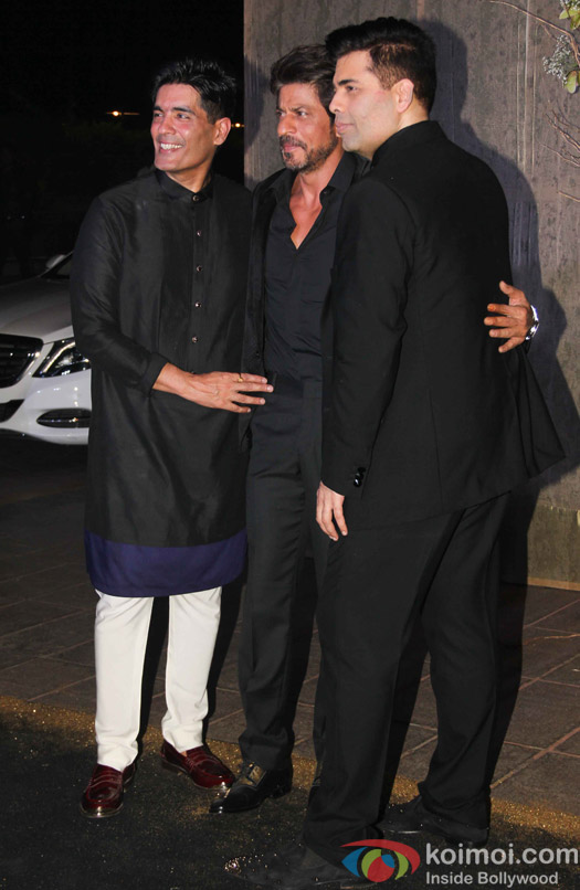 Bollywood Celebrities During The Birthday Bash of fashion designer Manish Malhotra 