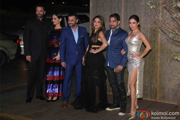 Bollywood Celebrities During The Birthday Bash of fashion designer Manish Malhotra 