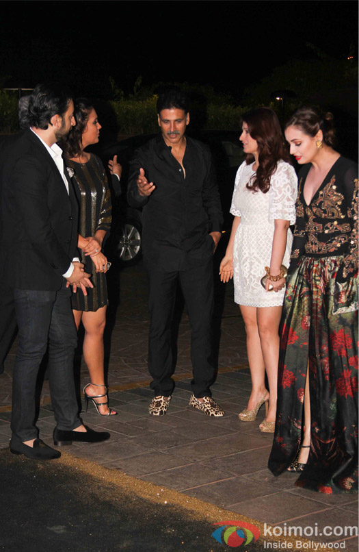 Bollywood Celebrities During The Birthday Bash of fashion designer Manish Malhotra 