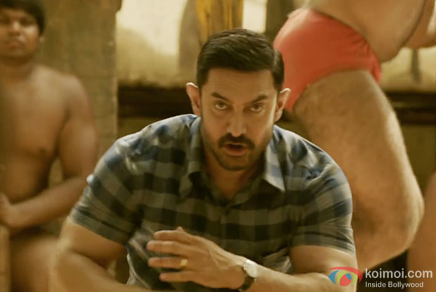 Aamir Khan in a still from Dangal