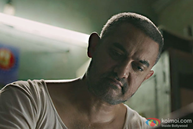 Aamir Khan in a still from Dangal