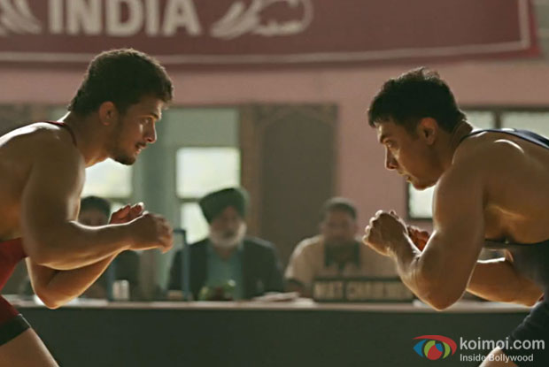 Aamir Khan in a still from Dangal