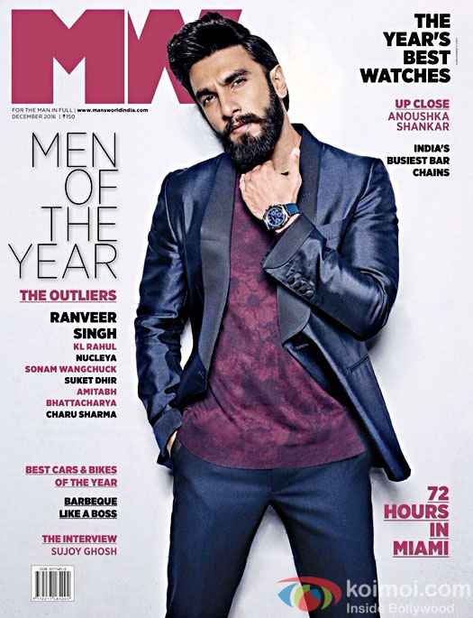 HOTNESS ALERT : Ranveer Singh ruling Mans World this December