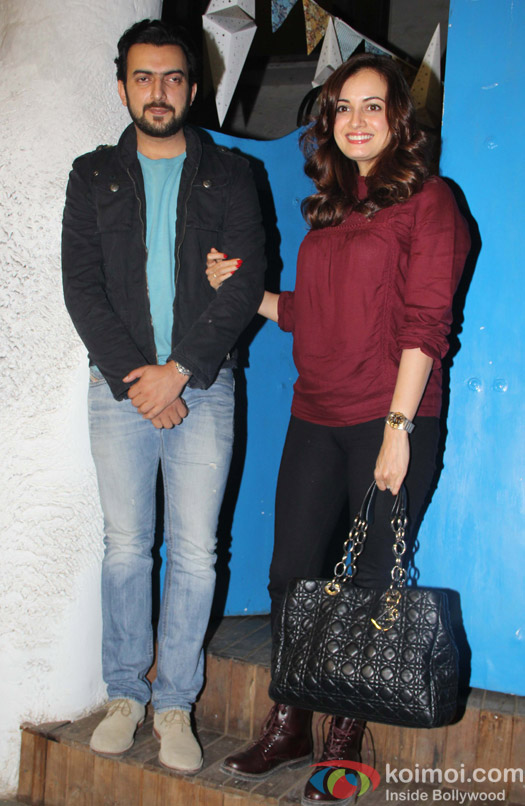 Dia Mirza and Sahil Sangha