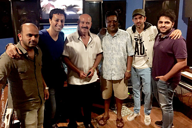 Pictures: Mixing Of Hrithik Roshan's Kaabil Begins