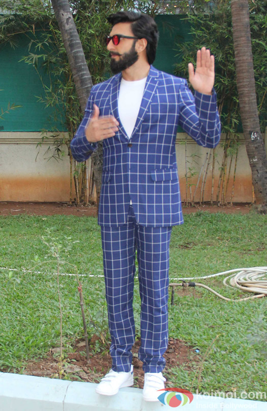 Ranveer Singh during the promotion of Befikre at YRF studio