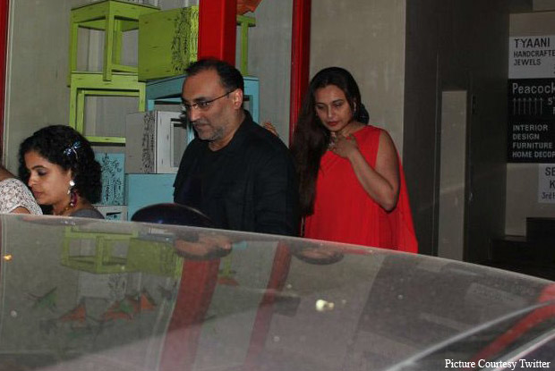 Spotted: Rani Mukerji Alongwith Husband Aditya Chopra