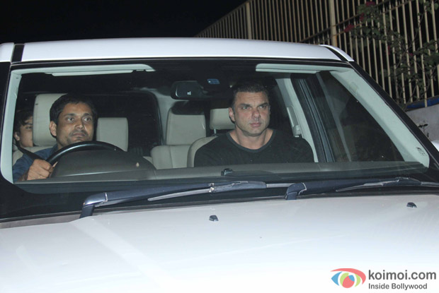 Sohail Khan Spotted at Sucasa Restro and Bar at Bandra