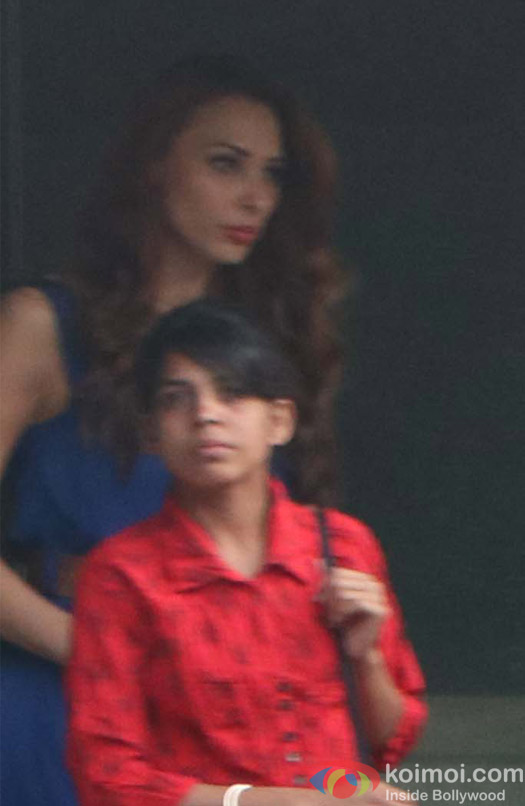 Salman Khan and Iulia Venture spotted at Arpita's house at Bandra