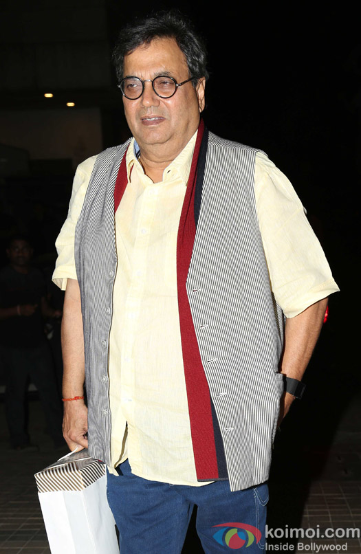 David Dhawan attends Madhur Bhandarkar's house warming party