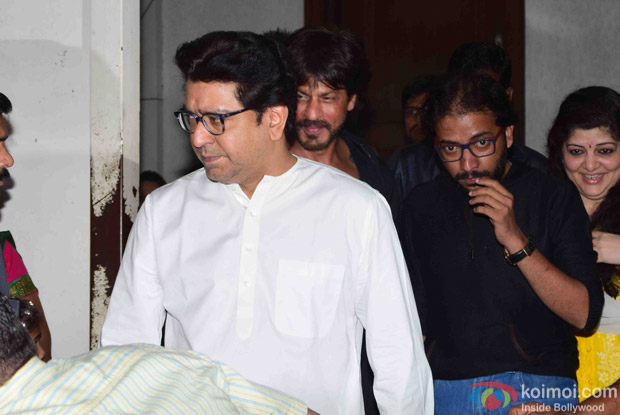 Shah Rukh Khan meets Raj Thackeray at his Residence