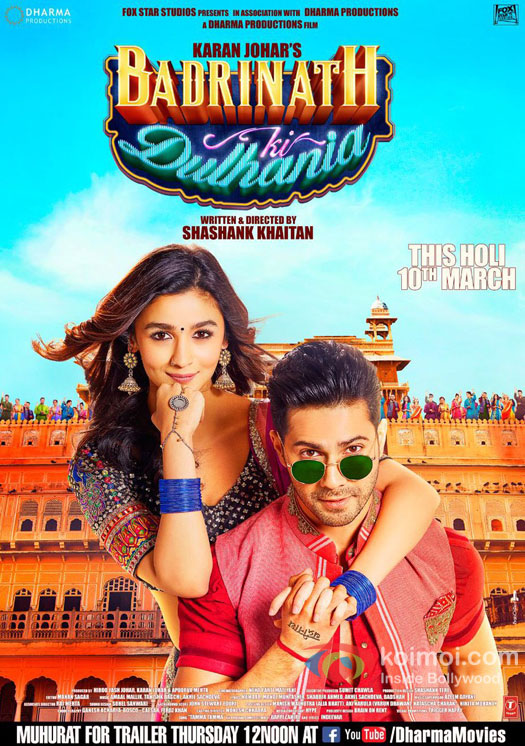 Badrinath Ki Dulhania Poster: Varun Dhawan & Alia Bhatt Look Super Cute! 