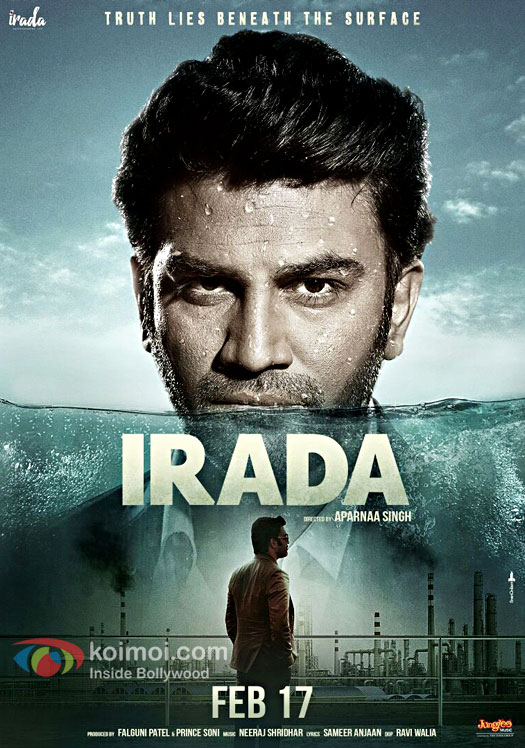 Character poster of Irada featuring Sharad Kelkar