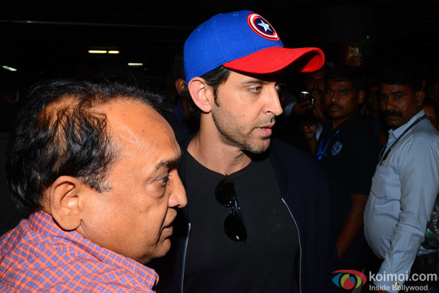 Hrithik Roshan And Yami Gautam spotted at Airport