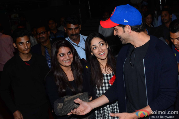 Hrithik Roshan And Yami Gautam spotted at Airport