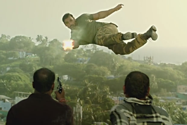 John Abraham in a still from Rocky Handsome
