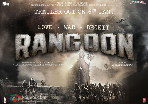 Revealed: Trailer Release Date Of Shahid, Saif And Kangana Starrer Rangoon