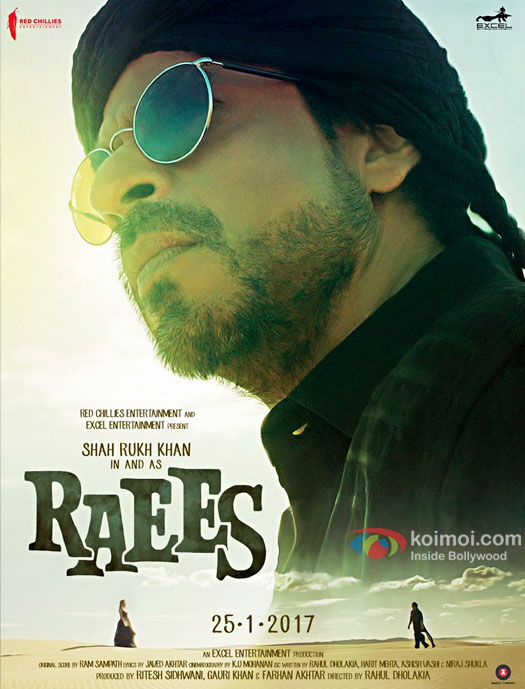 Catch Shah Rukh Khan's Deadly Look On The New Raees Poster!