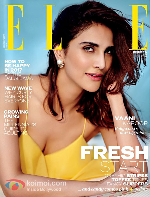 Vaani Kapoor looks Fab on The Elle India January Cover