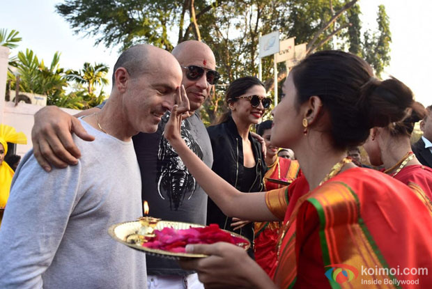 Vin Diesel and Deepika Padukone At the promotion