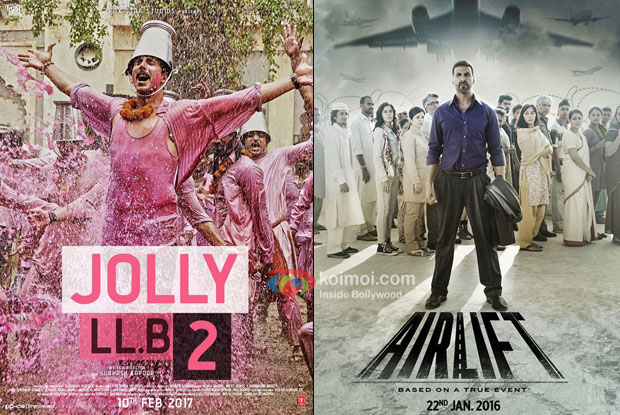 Box Office - Akshay Kumar's Jolly LLB 2 opens better than his Airlift