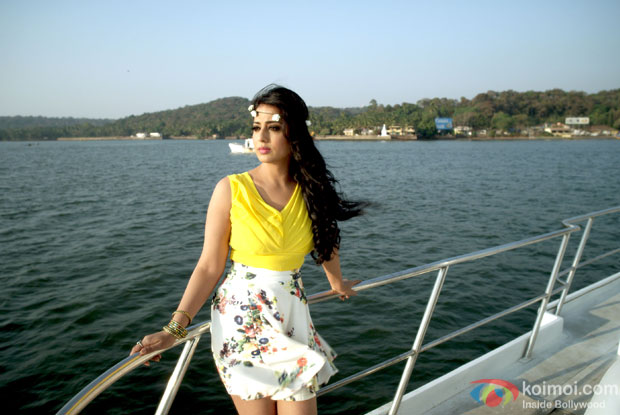 Mahie Gill in a still from Wedding Anniversary